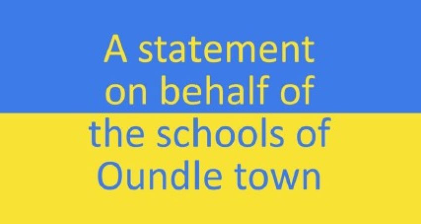 A statement on behalf of the schools of Oundle town